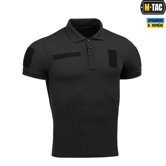 Поло Тактичне M-Tac Polyester Black Size XS - зображення 2