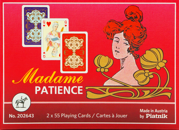 Карти для пасьянсу Piatnik Madame 2 колоди x 54 карти (9001890202643) - зображення 1