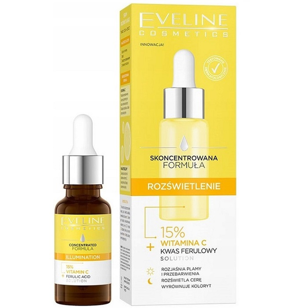 Serum do twarzy Eveline Cosmetics Skoncentrowana Formuła 18 ml (5903416046424) - obraz 1