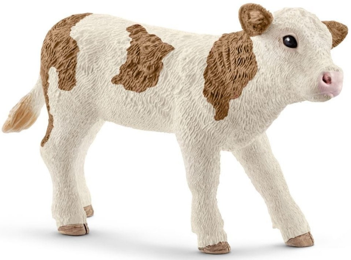 Figurka Schleich Farm World Simmental Calf 5 cm (4005086138025) - obraz 1