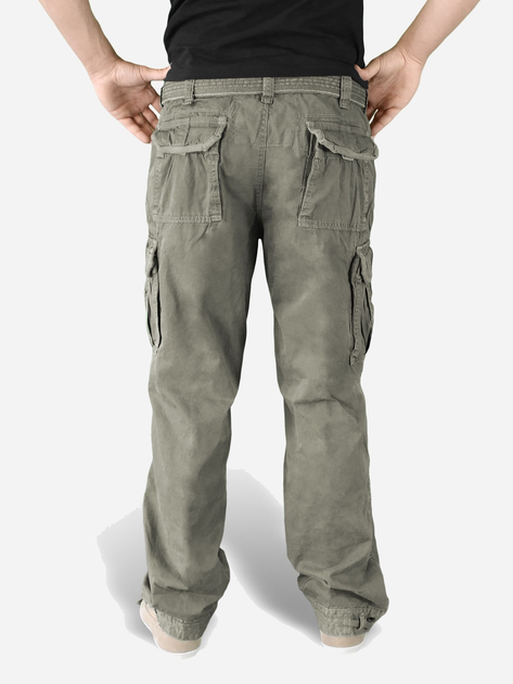 Тактичні штани Surplus Raw Vintage Premium Vintage Trousers 05-3597-01 S Olive (4250403102443) - зображення 2