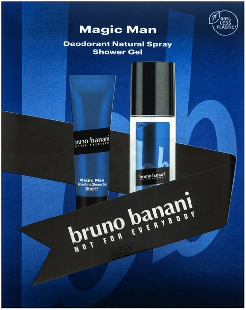 Набір Bruno Banani Magic Man Дезодорант-спрей 75 мл + Гель для душу 50 мл (3616303306076) - зображення 2