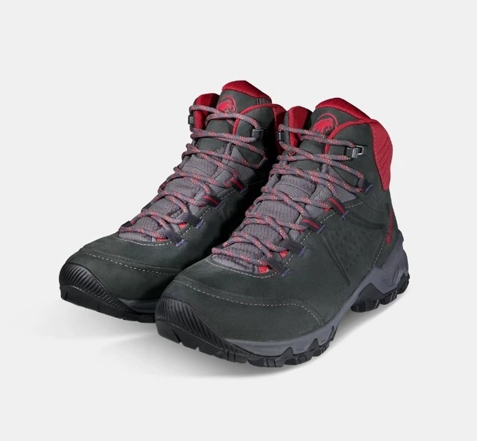 Женские ботинки Mammut Nova IV Mid GTX Women (UK 6| EUR 39 1/3 | 24,5 cm) Black-Blood red - изображение 9