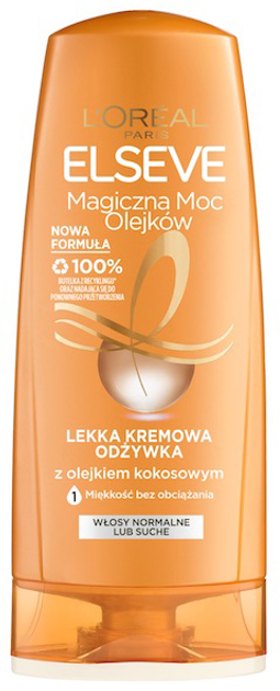 Odżywka do włosów L'Oreal Elseve Magiczna Moc Olejków z Olejkiem Kokosowym 200 ml (3600523628964) - obraz 1