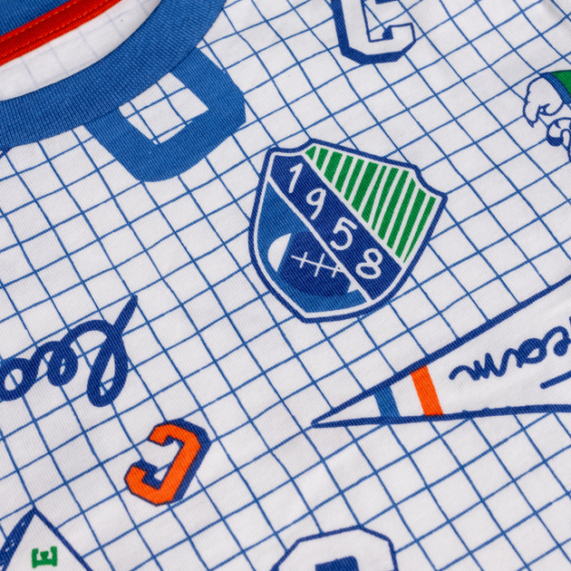 Piżama chłopięca ze spodniami i długim rękawem OVS 1844029 110 cm Biała (8056781816189) - obraz 4