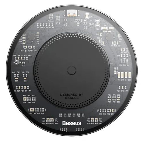 Безпровідна зарядка QI BASEUS Simple 2 Wireless Charger 15W Cluster Чорний (CCJJ050001) - Фото 1 Безпровідна зарядка QI BASEUS Simple 2 Wireless Charger 15W Cluster Чорний (CCJJ050001) - зображення 1