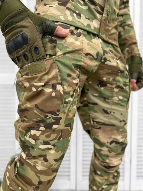 Тактический армейский костюм F16 брюки + рубашка МУЛЬТИКАМ, размер L - изображение 2