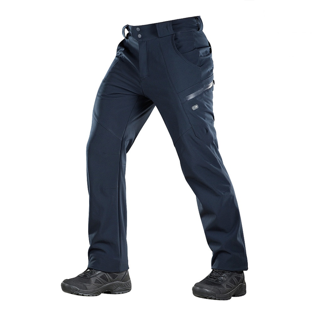 M-Tac брюки Soft Shell Winter Dark Navy Blue 2XL - изображение 1