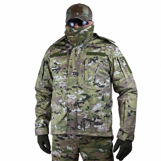 Куртка демісезонна тактична Caprice Soft shell  48р Мультикам - изображение 1