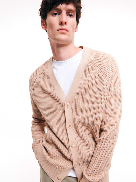 Кардиган мужской Reserved 0205O-08M L Бежевый (5904749219189) – в ...