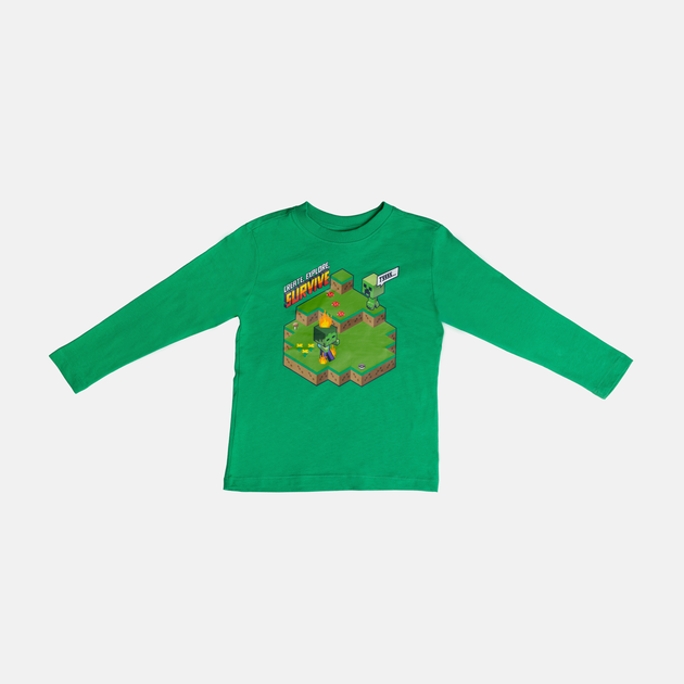 T-shirt z długim rękawem dziecięcy OVS 1834277 140 cm Green (8056781762424) - obraz 1