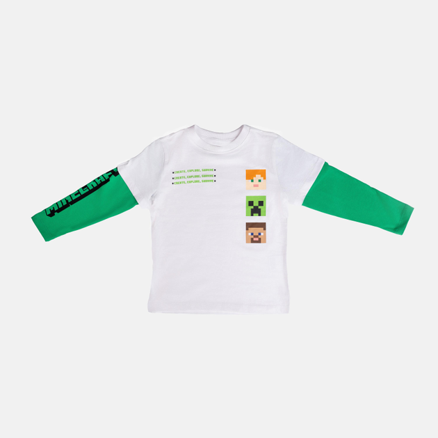 T-shirt z długim rękawem dziecięcy OVS 1834284 116 cm White (8056781762455) - obraz 1