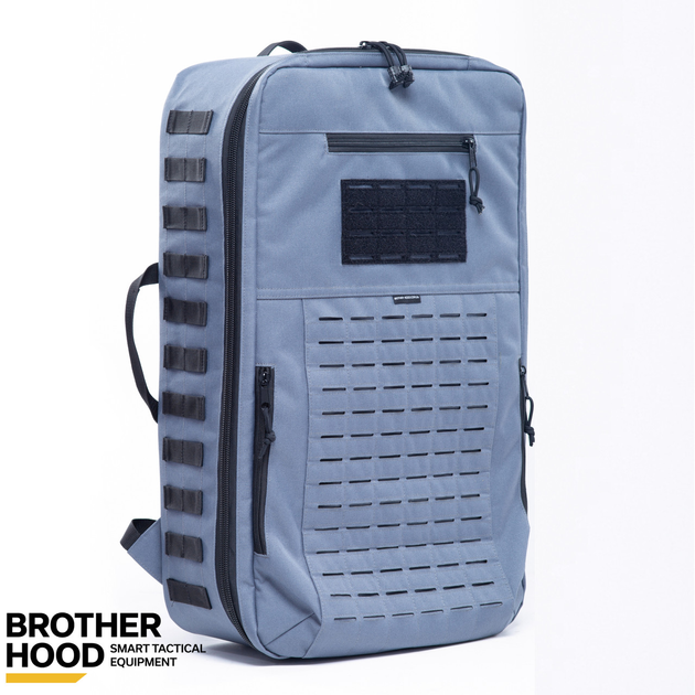Рюкзак для дронов защитный тактический универсальный для силовых структур Brotherhood Серый L 30л (SK-NBH-ZRD-01GS) - изображение 1
