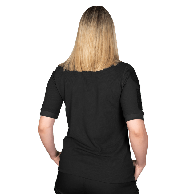 Поло футболки жіноча тактична універсальна сорочка для поліцейських Camotec CG Pani Paladin Чорний S (SK-N7179(S)S) - зображення 2