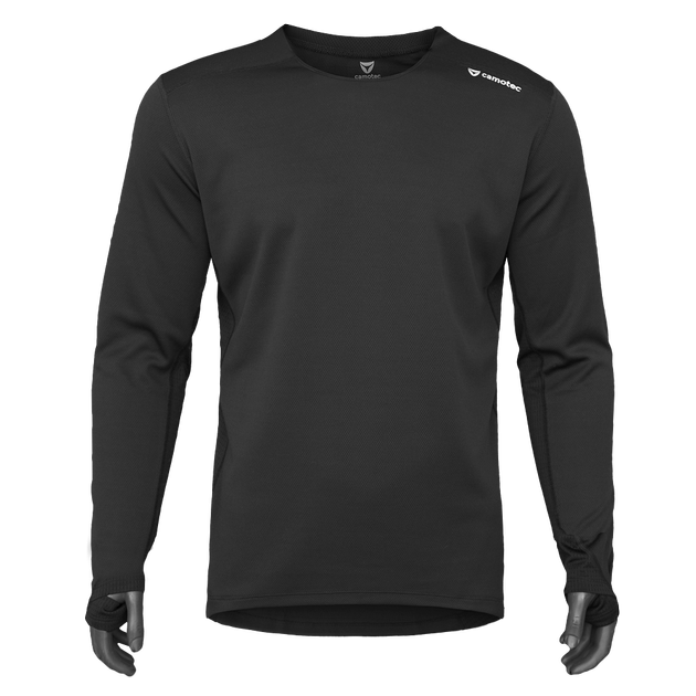 Лонгслів тактичний еластична футболка з довгим рукавом для силових структур Чорний (5775), XL (SK-N5775XLS) - зображення 1