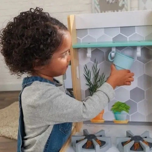 Детская кухня KidKraft с магнитным фасадом Mosaic Magnetic, 53448 - изображение 7