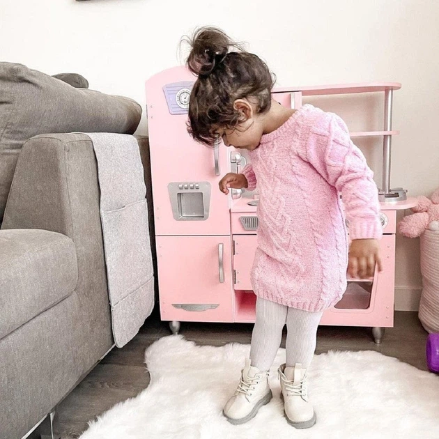 Детская кухня KidKraft Pink And White Vintage, 53347 - Фото 2 Детская кухня KidKraft Pink And White Vintage, 53347 - изображение 2