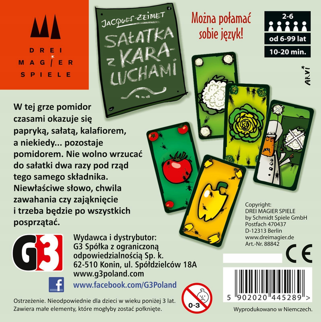 Gra planszowa G3 Sałatka z karaluchami (5902020445289) - obraz 1