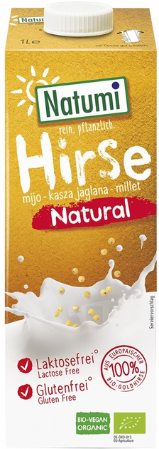 Пшоняний напій Natumi Organic Millet Drink Natural 1 л (4038375025287) - зображення 1