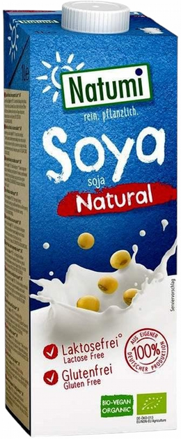 Napój sojowy Natumi Bio Soy Natural Glutenfree Drink 1 l (4038375024204) - obraz 2