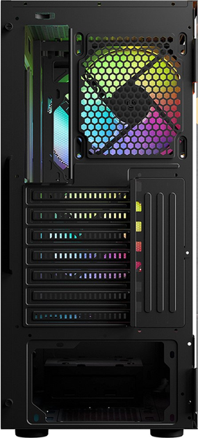 Корпус Logic Concept Arya Mesh+Glass ARGB fans 2x140 mm + 1x120 mm Black (AT-ARYA-10-000000-0002) - зображення 7