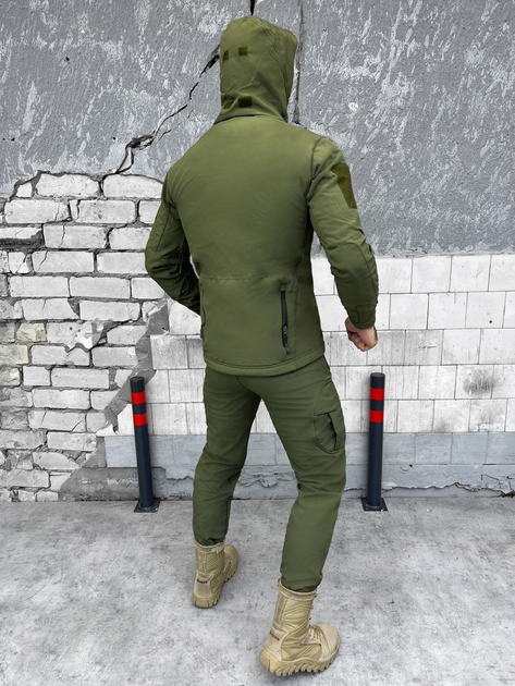 Тактический зимний военный комплект Shark ( Куртка + Штаны ), Камуфляж: Олива, Размер: XXL - изображение 2