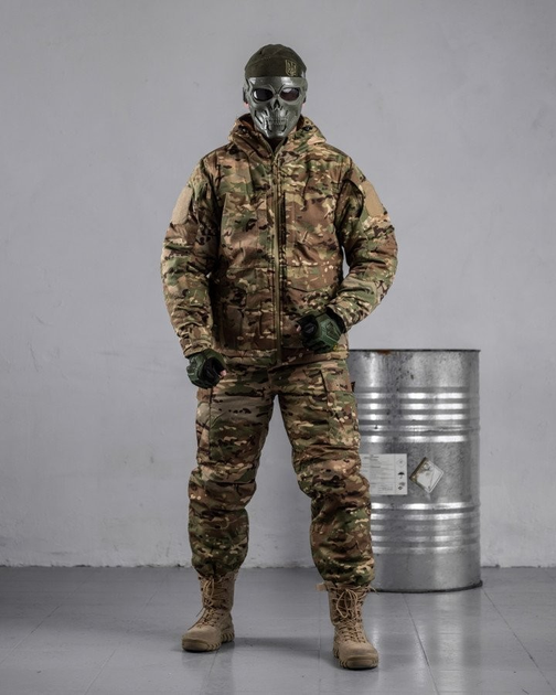 Тактический зимний военный комплект Squad Tactic ( Куртка + Штаны ), Камуфляж: Мультикам, Размер: M - изображение 1