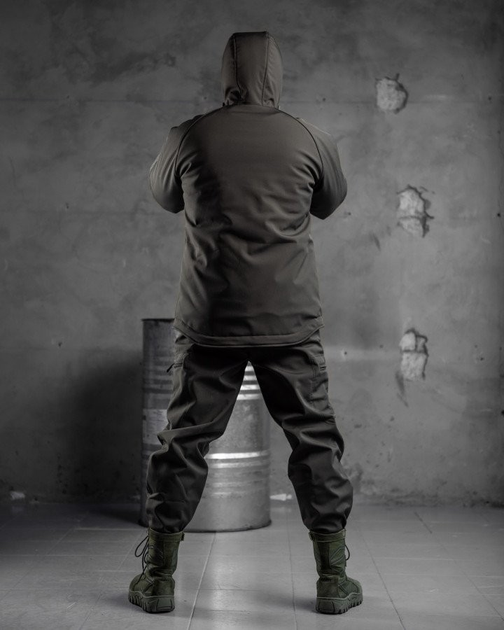 Тактичний зимовий теплий військовий комплект Razor ( Куртка + Штани ), Камуфляж: Олива, Розмір: XL - зображення 2