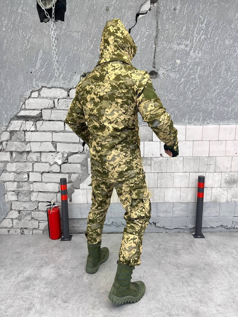 Тактическая теплая зимняя военная форма костюм Charter ( Куртка + Штаны ), Камуфляж: Пиксель ВСУ, Размер: L - изображение 2