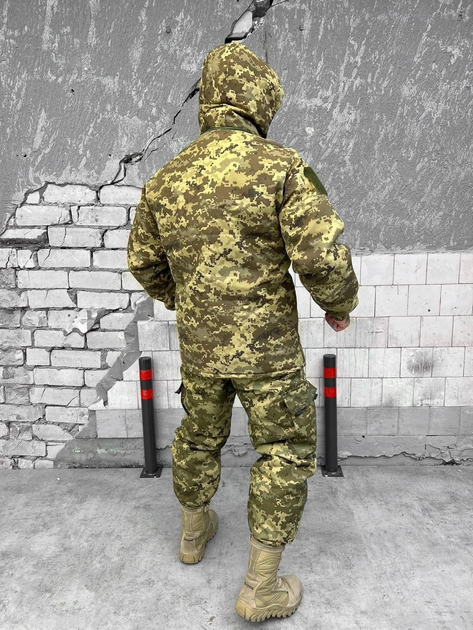 Тактический зимний теплый военный комплект Avanger ( Куртка + Штаны ), Камуфляж: Пиксель ВСУ, Размер: M - изображение 2
