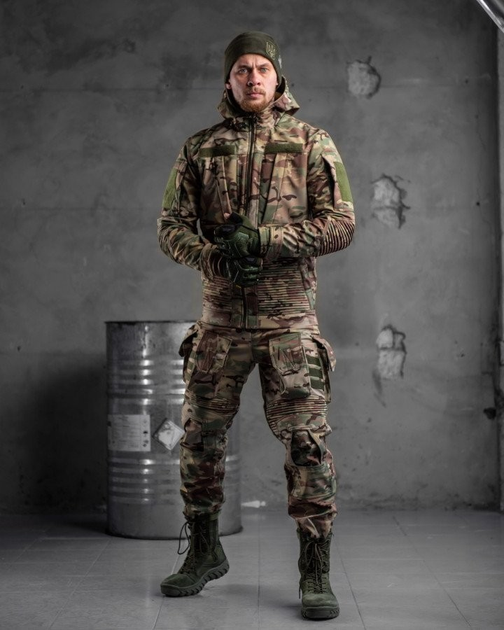 Тактичний теплий військовий комплект Shark Tac ( Куртка + Штани ), Камуфляж: Мультикам, Розмір: M - зображення 1
