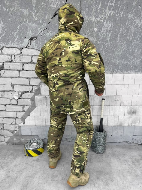 Тактический зимний теплый военный комплект Solomon ( Куртка + Штаны ), Камуфляж: Мультикам, Размер: L - изображение 2