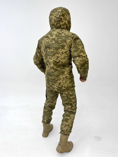 Тактичний зимовий теплий військовий комплект OH/13 ( Куртка + Штани ), Камуфляж: Піксель ЗСУ, Розмір: XXXL - зображення 2