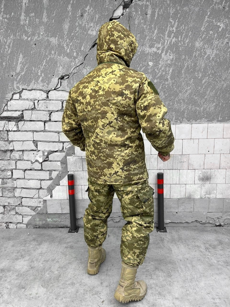 Тактический зимний теплый военный комплект Avanger ( Куртка + Штаны ), Камуфляж: Пиксель ВСУ, Размер: L - изображение 2