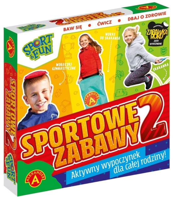 Gra planszowa Alexander Sport&Fun: Sportowe zabawy 2 (5906018024036) - obraz 1