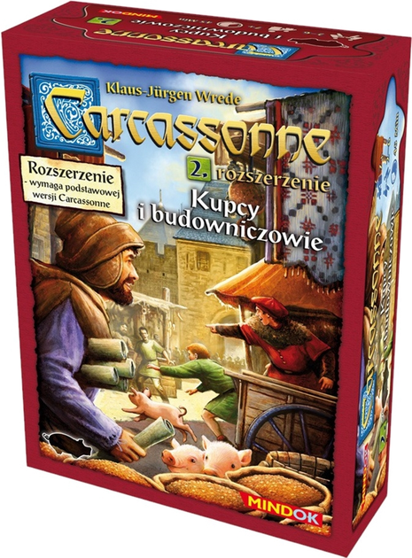 Доповнення до настільної гри Bard Carcassonne: Торговці та будівельники (8595558307029) - зображення 1