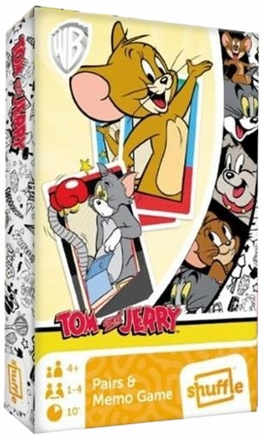 Настільна гра Cartamundi Пітер і Мемо Tom&Jerry (5901911100726) - зображення 1
