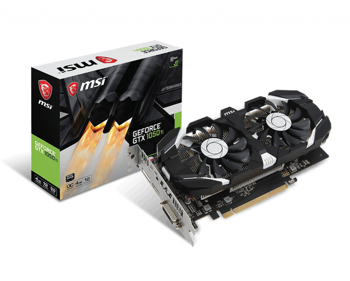 Відеокарта MSI GeForce GTX 1050 Ti 4GT OC (G1050T4TC) - Фото 5 Відеокарта MSI GeForce GTX 1050 Ti 4GT OC (G1050T4TC) - изображение 5