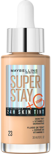 Podkład Maybelline Super Stay 24H Skin Tint z witaminą C 23 długotrwały rozświetlający 30 ml (3600531672409) - obraz 1