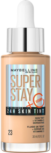 Тональна основа Maybelline Super Stay 24H Skin Tint з вітаміном C 23 стійка та освітлююча 30 мл (3600531672409) - зображення 1