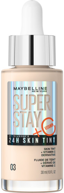 Podkład rozświetlający Maybelline Super Stay 24H z witaminą C 03 długotrwały 30 ml (3600531672324) - obraz 1