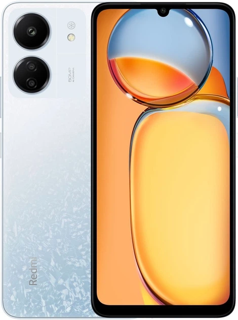 Мобильный телефон Xiaomi Redmi 13C 6/128GB Glacier White