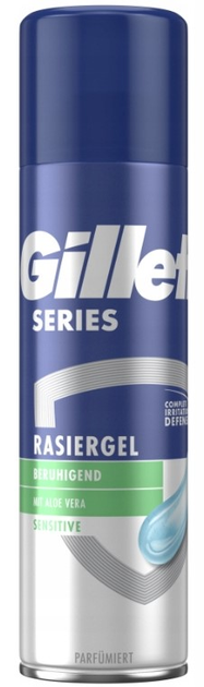 Гель для гоління Gillette Series Sensitive Aloe 200 мл (7702018620371) - зображення 1