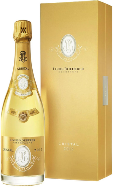 Шампанське Louis Roederer Cristal Vintage 2015 Gift Box біле брют 0.75 л 12.5% (3114080721551) - зображення 1