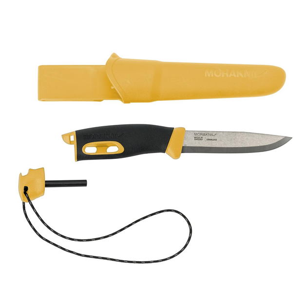 Нож Morakniv Companion Spark Yellow нержавеющая сталь MoraKniv 23,8 см (sad0001392) Желтый - изображение 1