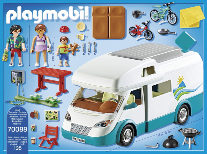 Ігровий набір Playmobil Family Fun Camper Van 135 шт (4008789700889) - зображення 2