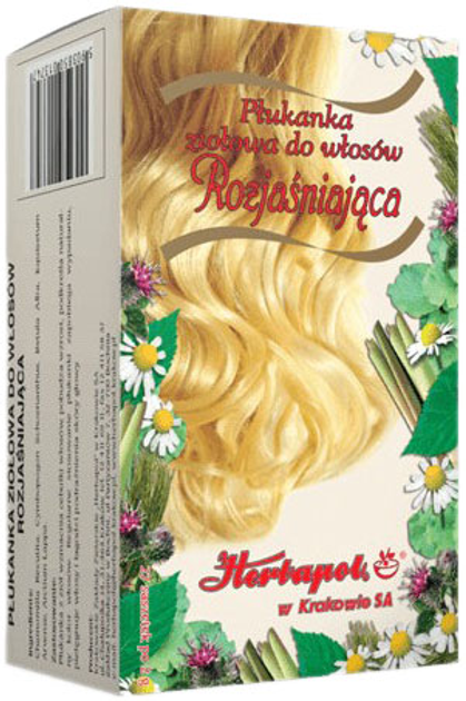 Ополіскувач трав'яний для освітлення волосся Herbapol 27 х 2 г (5903850013747) - зображення 1