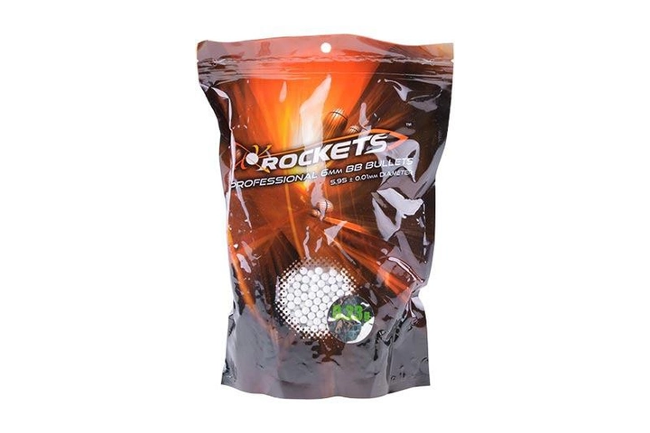 Страйкбольные шары Rockets Professional 0.23g 4400шт 1kg - изображение 1