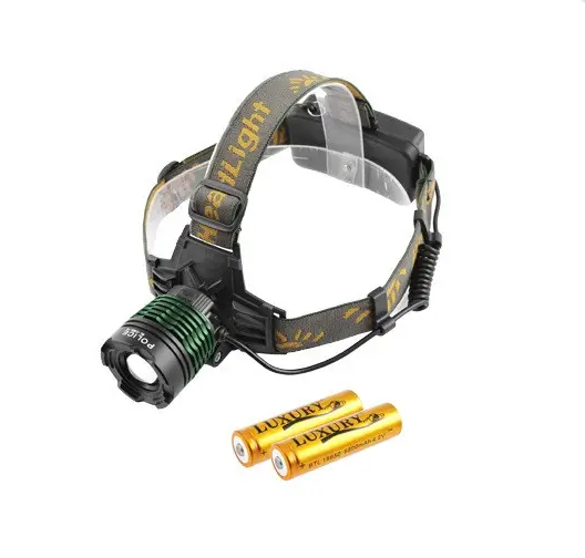 Аккумуляторный налобный фонарь Police 2188 2XPE (white+red) zoom ЗУ microUSB - изображение 3