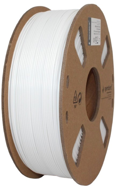 Filament do wkładu Gembird ABS 1.75 mm Biały (3DP-ABS1.75-01-W) - obraz 1